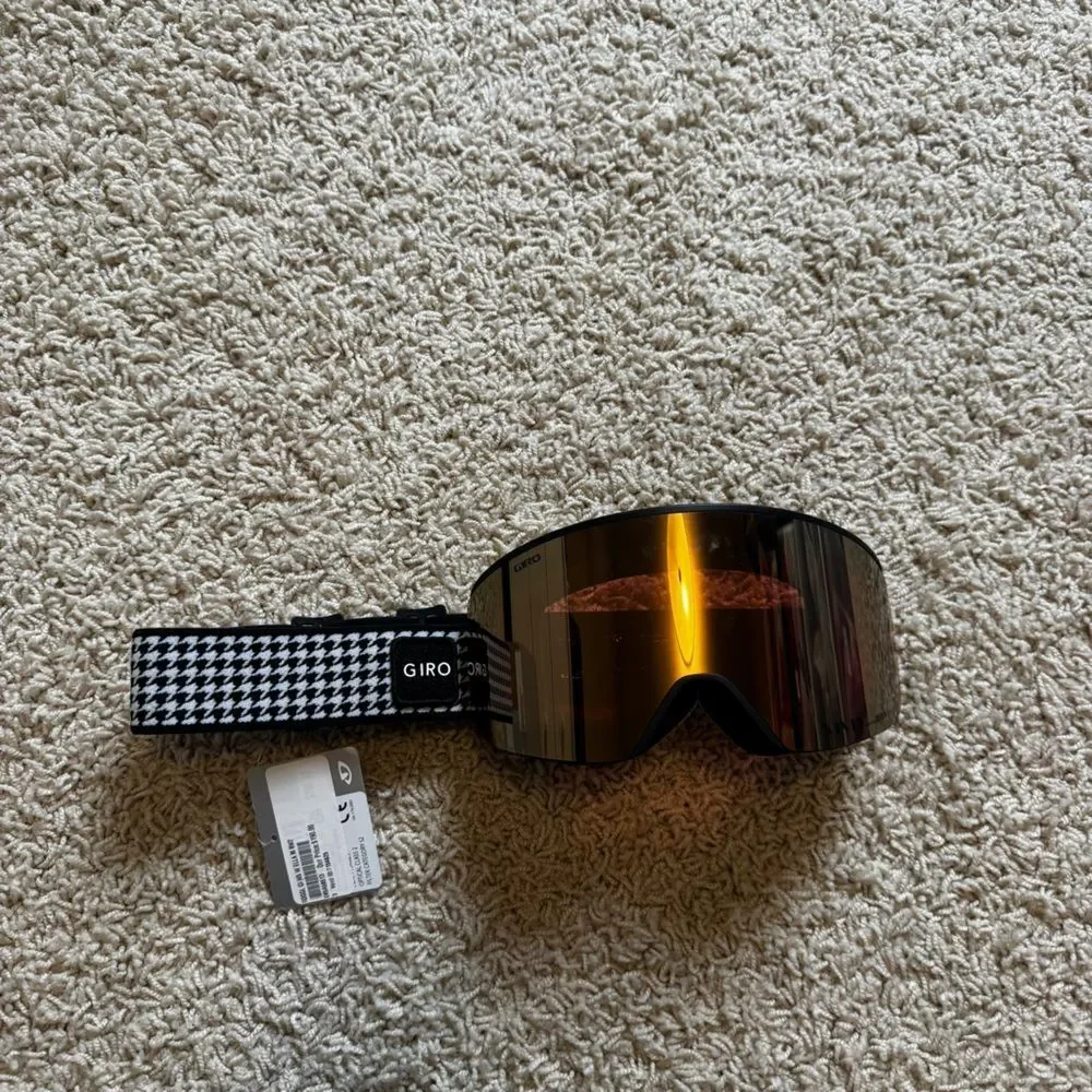 Giro Ella Ski Goggles Snowboard Goggles Houndstooth Gingham NWT